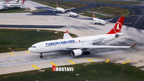 Turkish airlines საქართვლოში ფრენებს ივნისიდან განაახლებს