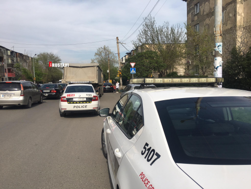 ავტოსაგზაო შემთხვევა რუსთავში [photo]
