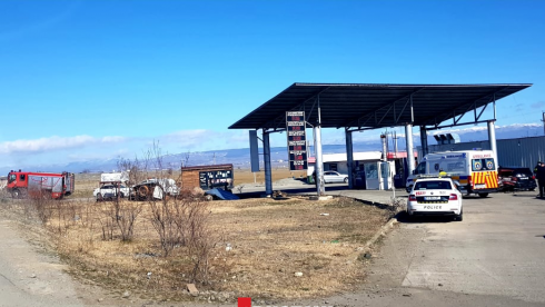 ავტოსაგზაო შემთხვევა რუსთავის შემოსასვლელთან
