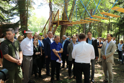 თეთრიწყაროში „თოკების პარკი“ გაიხსნა