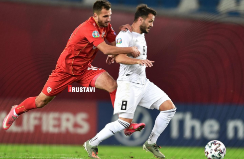 საქართველო-ჩრდილოეთ მაკედონის თამაში 0:1 დასრულდა