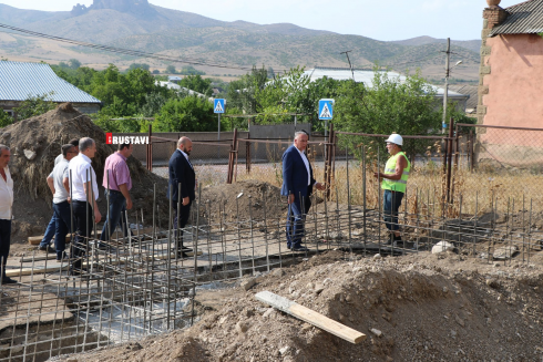 ინფრასტრუქტურული სამუშაოები მარნეულში