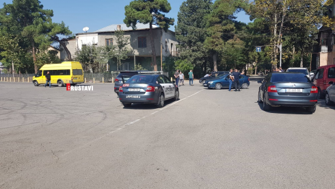 ავტოსაგზაო შემთხვევა რუსთავში [photo]