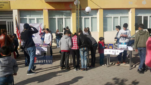 ცენტრალურ ბიბლიოთეკასთან ღონისძიება გაიმართა.
