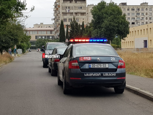 ავტოსაგზაო შემთხვევა რუსთავში [photo]