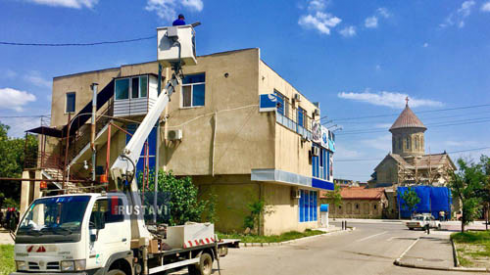 გარე განათების სისტემის განახლება