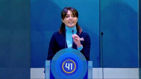 ნინო ლაცაბიძის სიტყვით გამოსვლა "ქართული ოცნების" აქციაზე