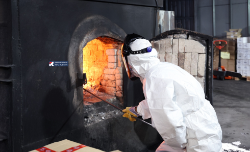 შსს-მ 926 კილოგრამი ნარკოტიკული საშუალებები გაანადგურა