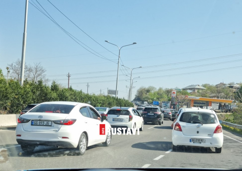 ცენტრალურ მაგისტრალზე საცობებია