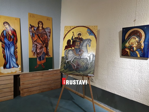 "ფუნჯით ვეფერებით წმინდანებს" [photo]