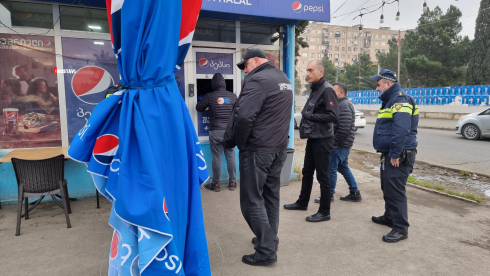 ჩხუბი რუსთავში კოვიდპასპორტის გამო