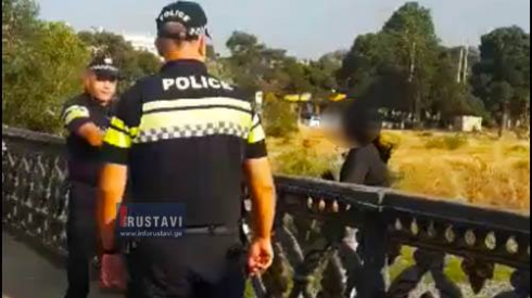 რუსთავში პოლიციამ გოგონა გადაარჩინა [video]