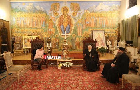 პრეზიდენტობის კანდიდატი პატრიარქთან