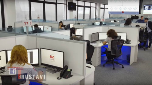 112-ის ოფისი რუსთავში (ვიდეო).