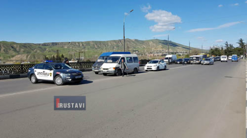 ცენტრალურ ხიდზე მოძრაობა შეზღუდულია