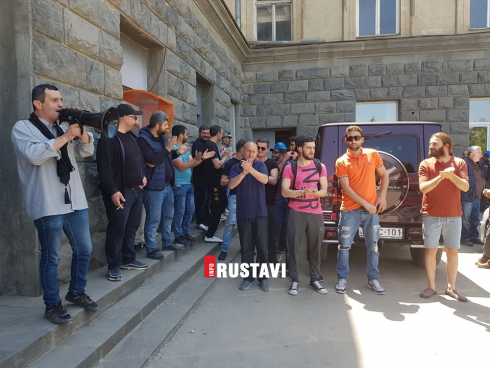 აქციიას ფოლადსადნობი საამქროს თანამშრომლებიც შეუერთდნენ