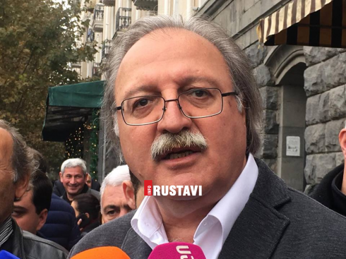 გრიგოლ ვაშაძე რუსთაველებს შეხვდა