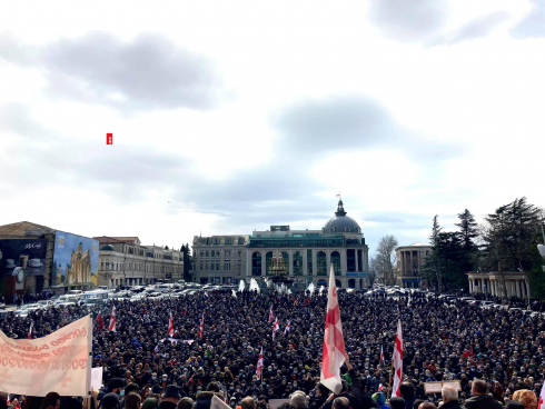 საპროტესტო აქცია ქუთაისში