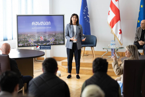 ნინო ლაცაბიძე ტექნიკური უნივერსიტეტის სტუდენტებს შეხვდა