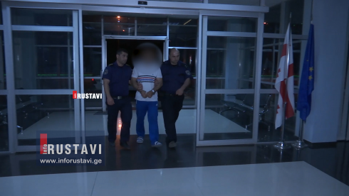 რუსთავში ქმარმა ორსული ცოლი სცემა [video]