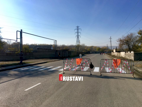 რუსთავში კიდევ ერთი ზებრა გადასასვლელი დაიხაზა