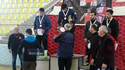 რუსთაველი მოჭიდავე საქართველოს ჩემპიონია