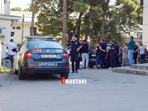საპროტესტო აქცია რუსთავში