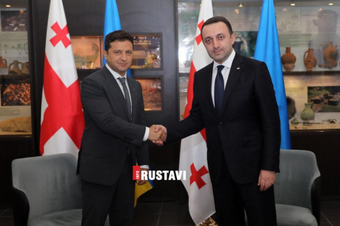 ზელენსკისა და ღარიბაშვილს შორის სატელეფონო საუბარი შედგა